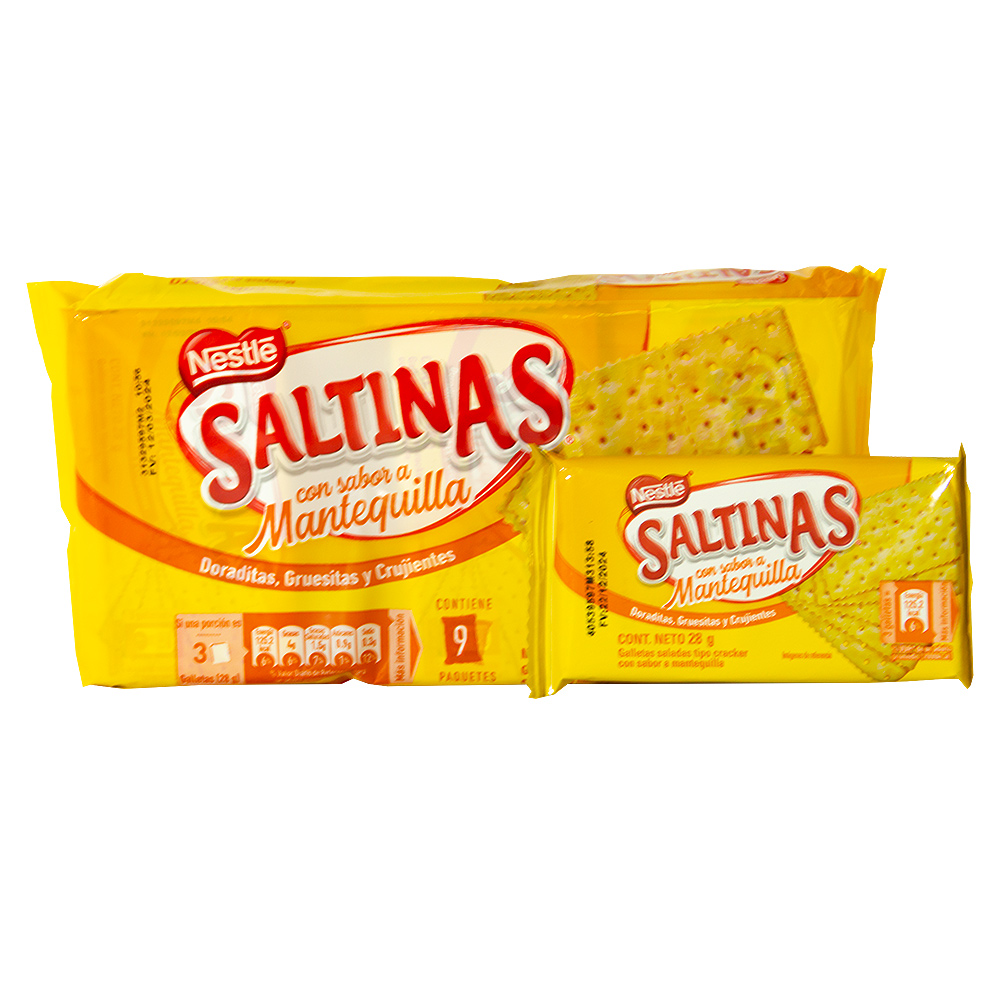 Galletas SALTINAS Sabor Mantequilla