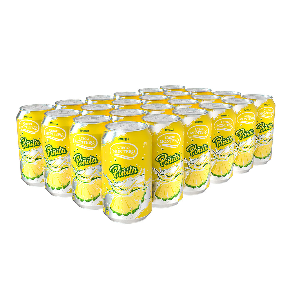 Refresco Piñita Caja de 24 latas de 355ml