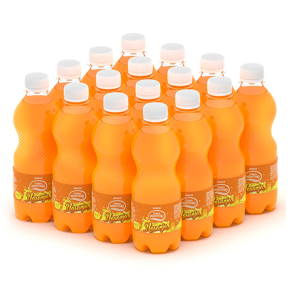 Orange Soft Drink Box of 16 bottles of 330ml