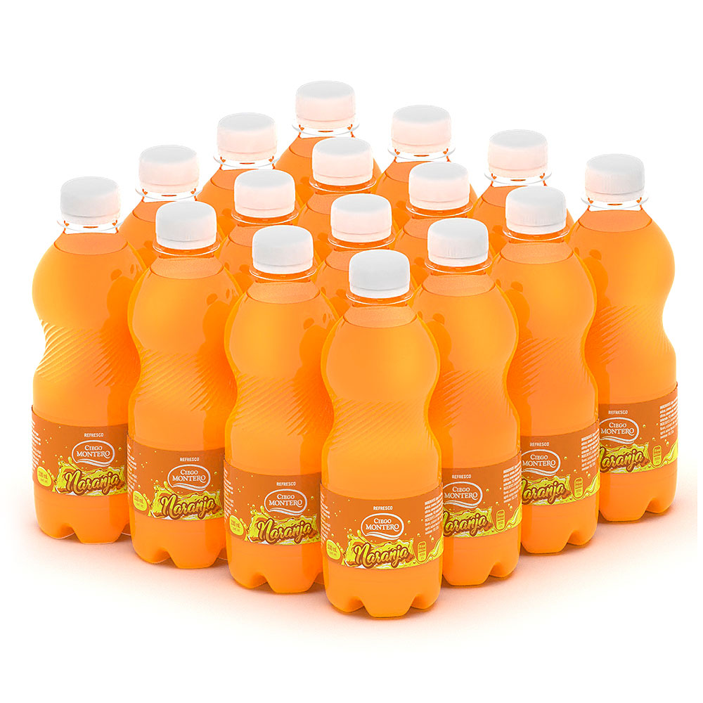 Refresco Naranja Estuche de 16 botellas de 330ml