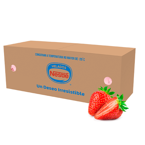 Helado Sabor Fresa