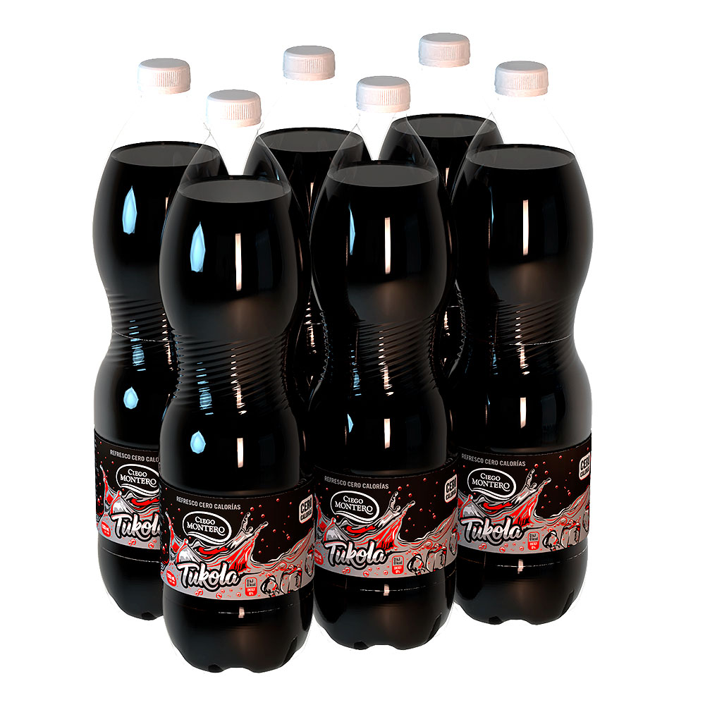 Tukola Zero Calorie Soft Drink Box of 6 bottles of 1500ml