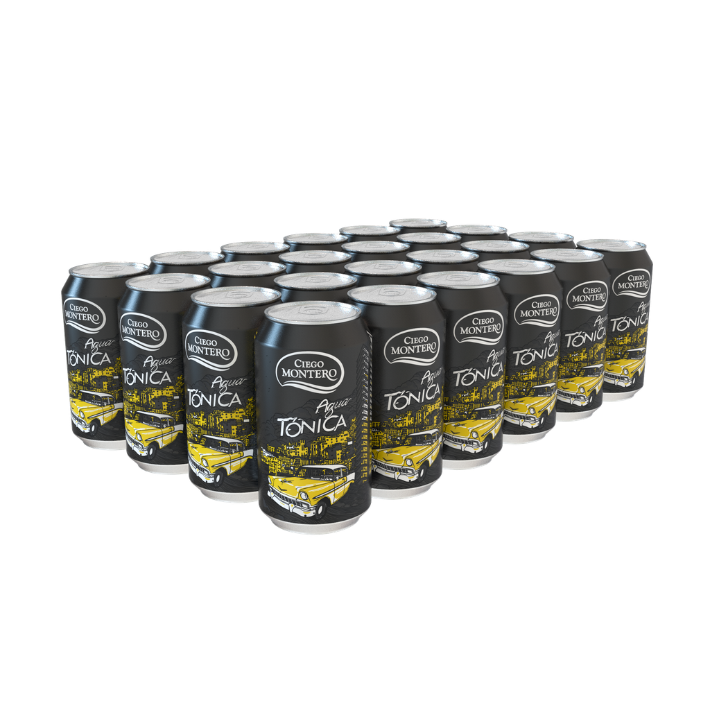 Tonic water Box of 24 cans of 355ml