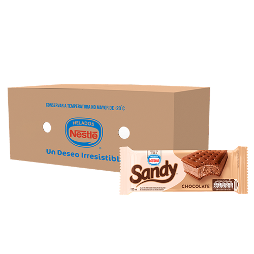 Bocadito de Helado Sandy, Sabor Chocolate