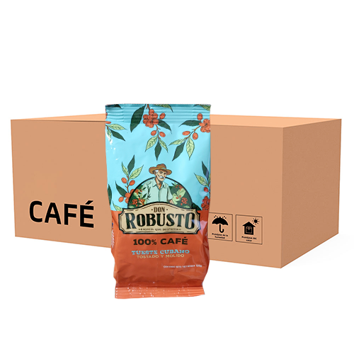[DON ROBUSTO 125G CAJA] DON ROBUSTO Coffee, Roasted and Ground 