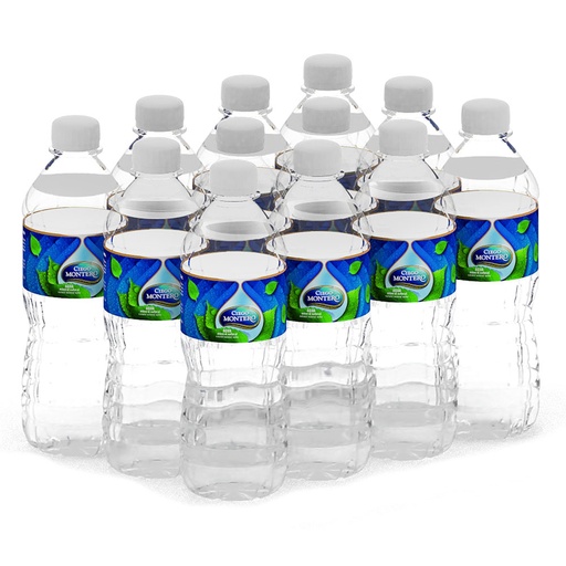 [000024] Agua Natural. Estuche de 12 botellas de 500 ml